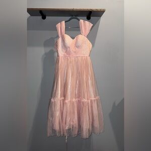 ElegantDusty  Pink Sleeveless Dress size 10